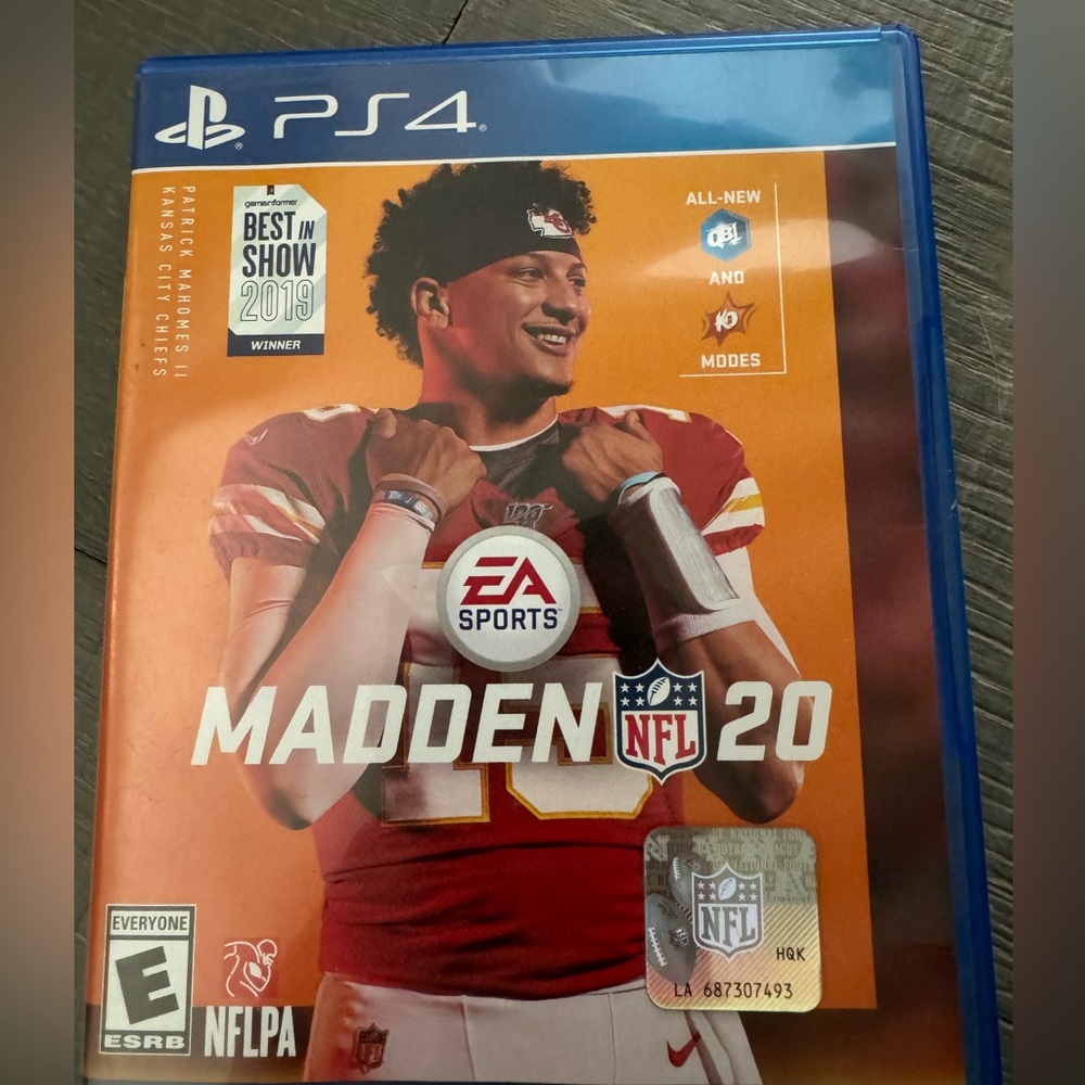 PS4 Madden NFL 20 Video Game